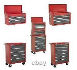 Sealey Pro Red Tool Top Box Chest Storage Unit Armoire Heavy Duty Ball Bearing