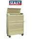 Sealey Xl Wide Retro Cream 10 Drawer Tool Storage Roller Box/chest Ap41combo