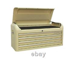 Sealey XL Wide Retro Cream 10 Drawer Tool Storage Roller Box/chest Ap41combo