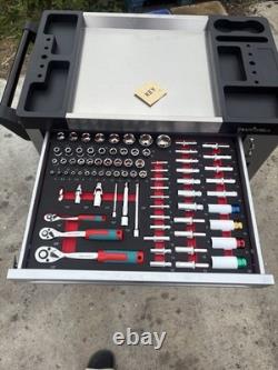 Servante d’atelier Phixwell à 7 tiroirs avec jeu d’outils - Excellent état