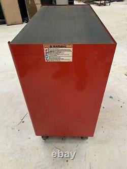 Snap On Used Red Tool Box Roll Cab Cabinet 7 Tiroirs 40 Largeur