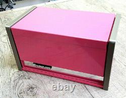 Snap-on Bleu Rose Mini Upper Top Boîte À Outils De Base Tiroirs Cabinet Chrome Garniture Micro