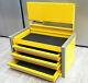 Snap-on New High Viz Yellow Mini Upper Top Tool Box Tiroirs Base Cabinet Chrome