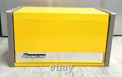 Snap-on New High Viz Yellow Mini Upper Top Tool Box Tiroirs Base Cabinet Chrome