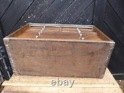 Tiroirs d'ingénieurs Neslein vintage / Boîte à outils en bois Neslein - cabinet à 8 tiroirs