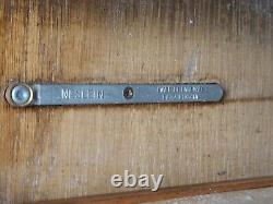 Tiroirs d'ingénieurs Neslein vintage / Boîte à outils en bois Neslein - cabinet à 8 tiroirs